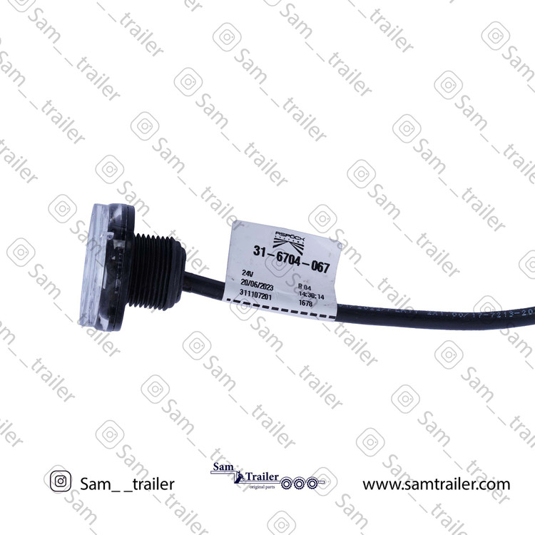 چراغ گرد فابریکی حدی جلو تریلی