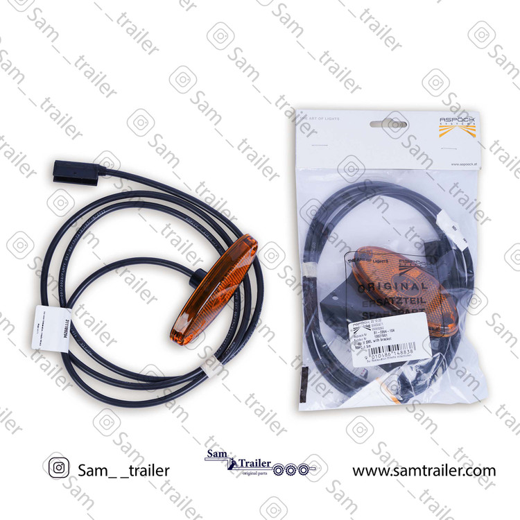 چراغ بیضی نارنجی اصلی آسپوک