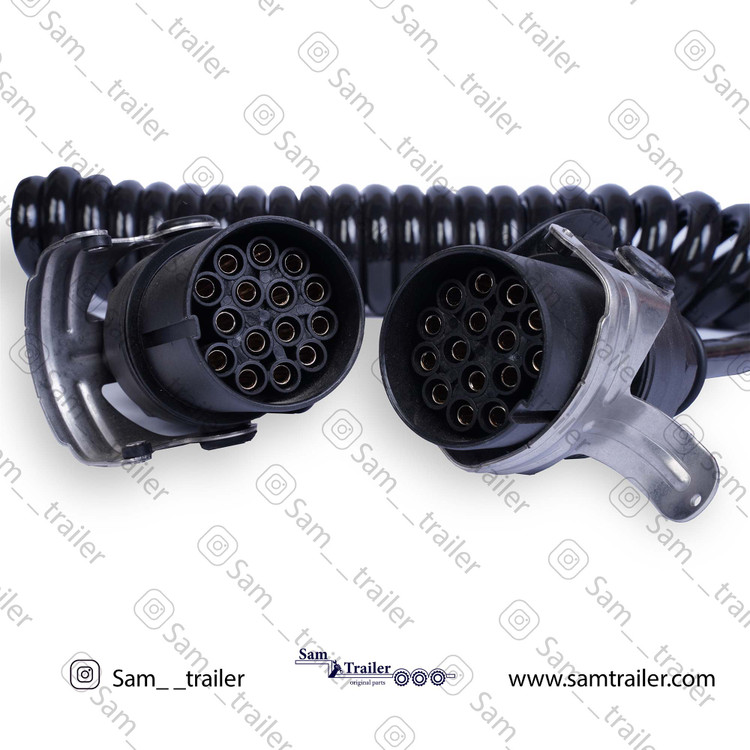 کابل فنری اصلی برق کله به تریلی