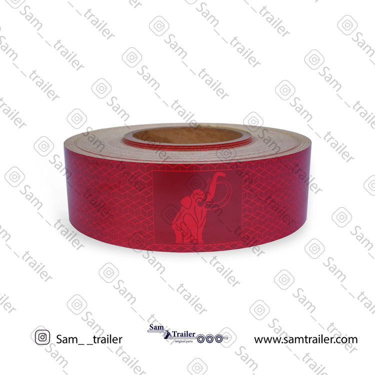 شبرنگ قرمز اصلی با آرم ماموت تریلی