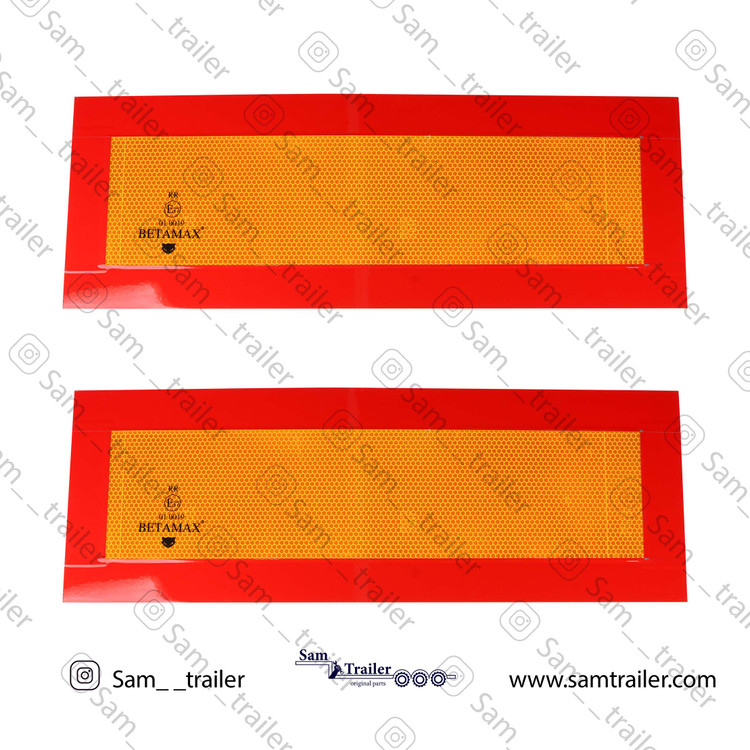 شبرنگ اصلی اجباری آلمینیومی پشت تریلی چادری و یخچالی