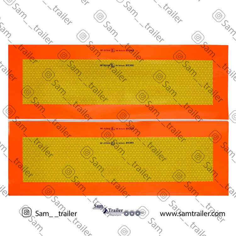 شبرنگ برچسبی پشت تریلی اصلی
