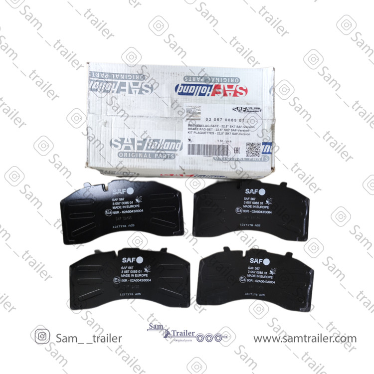 لنت خط دار کالیپر دو پیستون اس ا اف